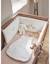 Gigoteuse veloudoux® - bali & moka Blanc, marron 6 - vertbaudet enfant 