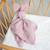 Doudou lapin  en gaze de coton jeanne Beige+Blanc+Blanc à pois or+Bleu+Camel+Écru+Gris+Rose+Terracotta+Vert de gris 45 - vertbaudet enfant 
