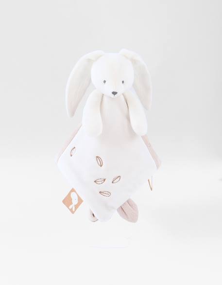 Doudou snow lapin Blanc, beige, marron 1 - vertbaudet enfant 