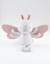 Peluche small louli en veloudoux® Rose, écru 1 - vertbaudet enfant 