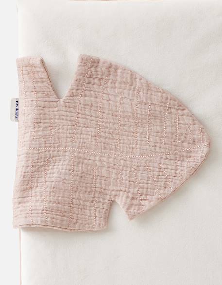 Tapis d'activités popsie en mousseline Rose, écru, ocre 4 - vertbaudet enfant 