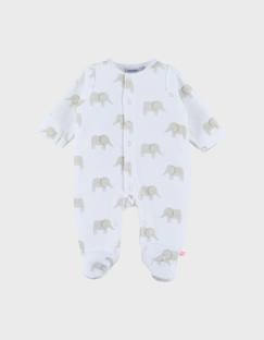 -Pyjama en velours imprimé éléphant bali