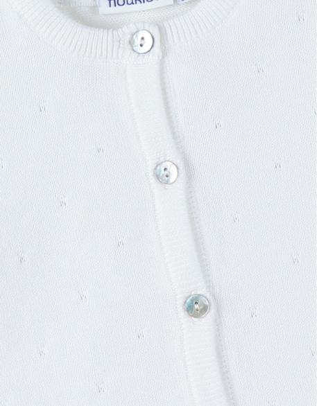 Cardigan en tricot coton White 6 - vertbaudet enfant 