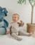 Pyjama bébé en velours brodé lapin Grey 2 - vertbaudet enfant 