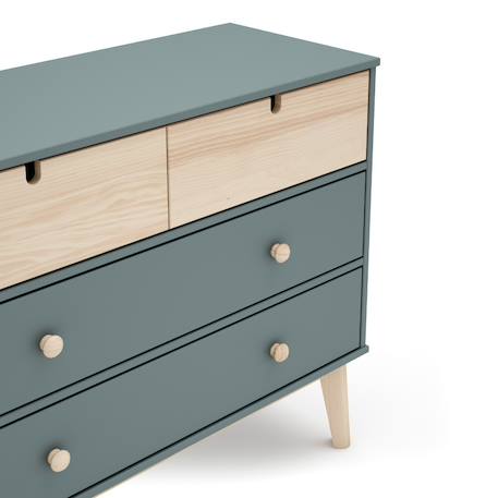 Commode 4 tiroirs gain de place - gamme léonie Green 4 - vertbaudet enfant 