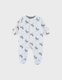 -Pyjama bébé en velours à motif
