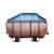 Piscine 400x200x122cm avec pompe filtrante à sable Marron 3 - vertbaudet enfant 