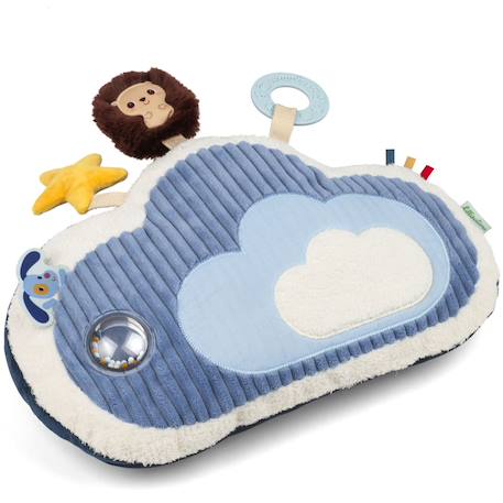 Coussin d'activités lena Bleu, écru, marron+Rose, écru, violet 1 - vertbaudet enfant 