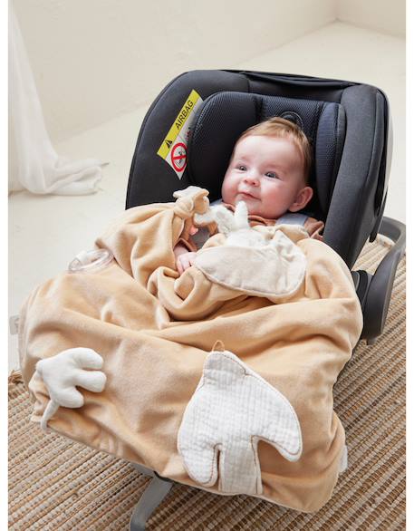 Doudou xxl d'activité Ecru, marron 5 - vertbaudet enfant 