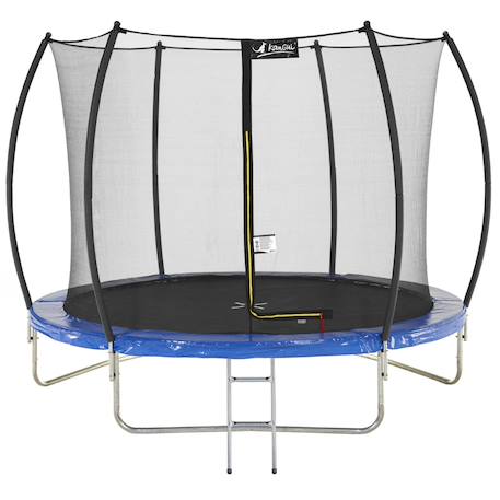 Trampoline rond ø 300cm avec filet de sécurité et échelle - fpr 300 Blue 1 - vertbaudet enfant 