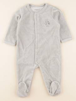Seconde main-Fille-Pyjama, surpyjama, dors-bien-Pyjama velours - 6 mois