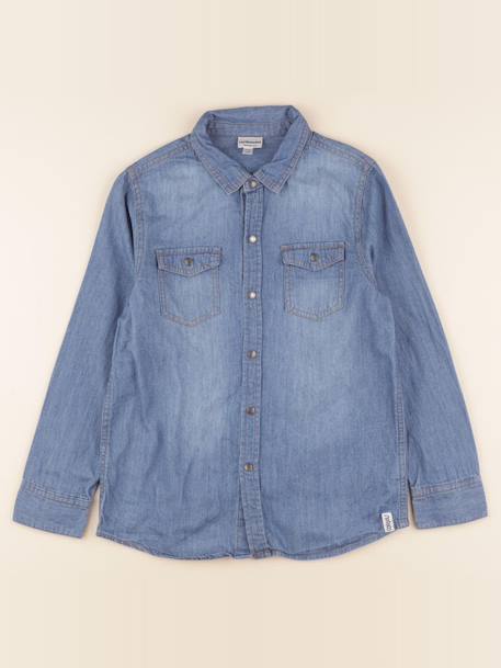 Chemise - 10 ans Bleu 1 - vertbaudet enfant 