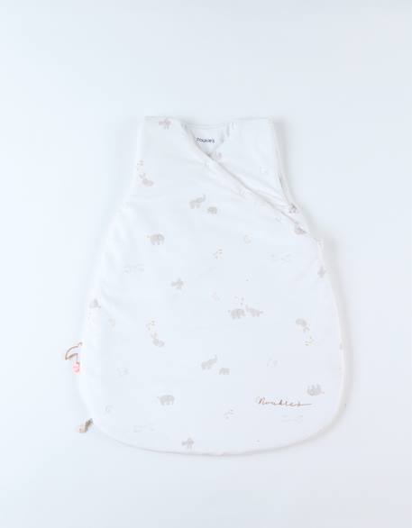 Gigoteuse veloudoux® - bali & moka Blanc, marron 2 - vertbaudet enfant 