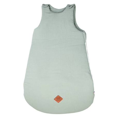 Gigoteuse sans manches en gaze de coton jeanne Beige+Blanc+Blanc à pois or+Bleu+Camel+Écru+Gris+Terracotta+Vert de gris+Vieux rose 29 - vertbaudet enfant 