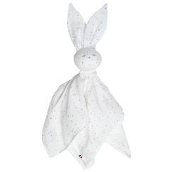 Doudou lapin  en gaze de coton jeanne  - vertbaudet enfant