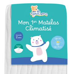 -Matelas bébé climatisé - face été / hiver