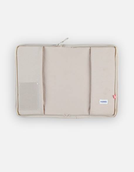 Protège carnet de santé dino en veloudoux Beige, orange, bleu 4 - vertbaudet enfant 