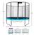Trampoline ø 300cm + filet de sécurité + échelle + bâche - punchi 300 bleu Blue 6 - vertbaudet enfant 
