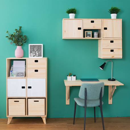 Cube en pin massif Beige 1 - vertbaudet enfant 