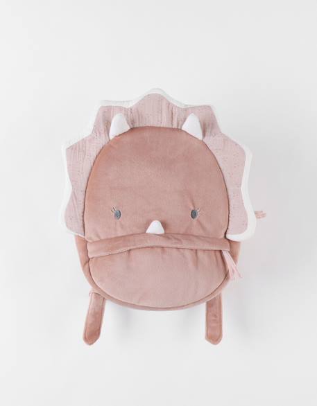 Sac à dos popsie en veloudoux® Rose, écru 1 - vertbaudet enfant 