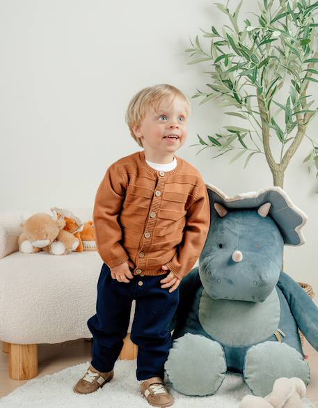 Cardigan en tricot Brown 3 - vertbaudet enfant 