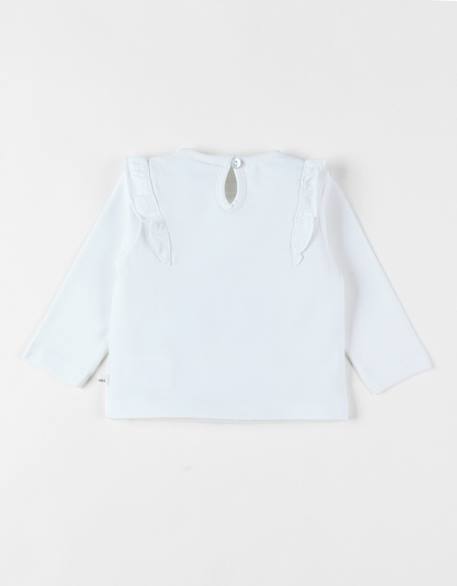 T-shirt fille White 6 - vertbaudet enfant 