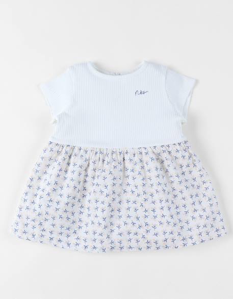 Robe bi-matière White 1 - vertbaudet enfant 