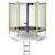 Trampoline jardin ø 250?cm + filet + échelle - jumpi 250 - taupe/vert Beige 1 - vertbaudet enfant 