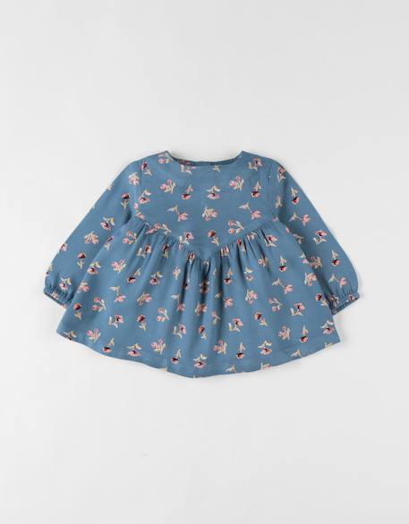 Blouse imprimé fleuri Blue 5 - vertbaudet enfant 
