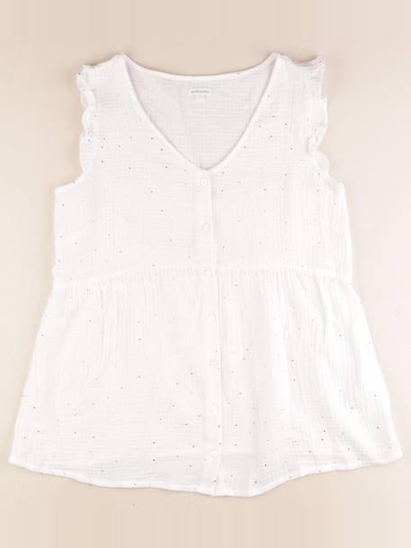 Blouse grossesse - 38 Blanc, or 1 - vertbaudet enfant 
