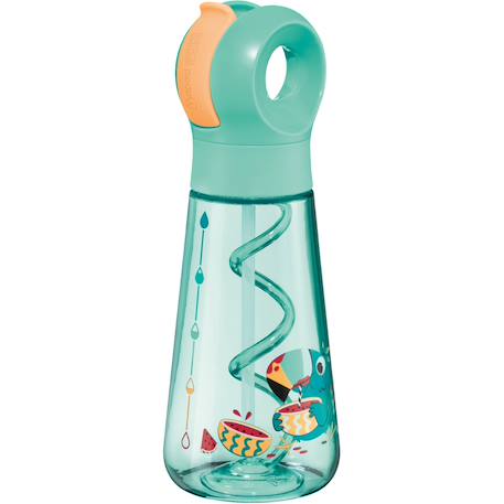 Gourde étanche avec paille Blue 1 - vertbaudet enfant 