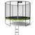 Trampoline de jardin ø 300cm + filet de sécurité + échelle - punchi 300 vert Green 1 - vertbaudet enfant 