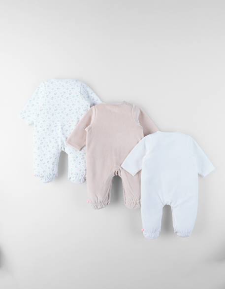 Lot de 3 dors-bien en velours White 6 - vertbaudet enfant 
