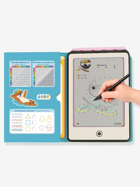Tablette d'activités 30 activités bleu 4 - vertbaudet enfant 