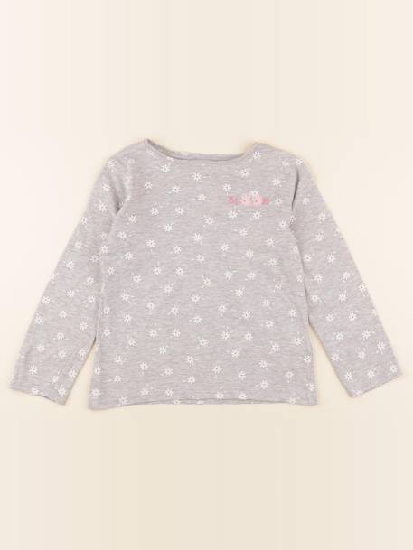 Tee-shirt - 8 ans Gris 1 - vertbaudet enfant 