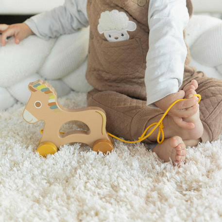 Jouet en bois bébé à tirer Multicolor 2 - vertbaudet enfant 