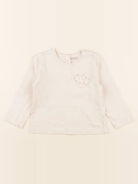 Tee-shirt - 24 mois Beige 1 - vertbaudet enfant 