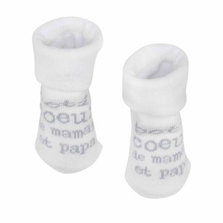 Chaussettes pour bébé - petit coeur Blanco 2 - vertbaudet enfant 