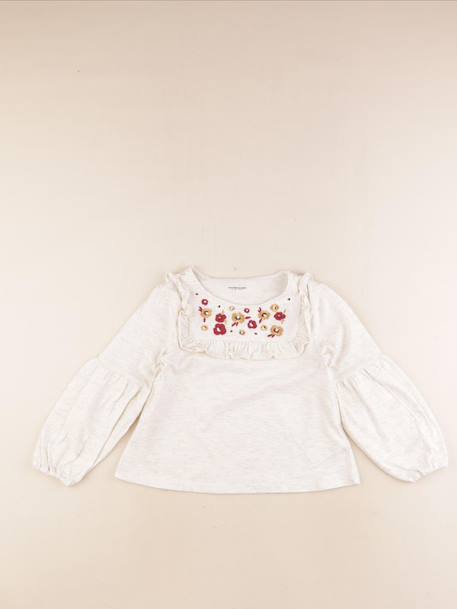 Tee-shirt - 8 ans Beige 1 - vertbaudet enfant 