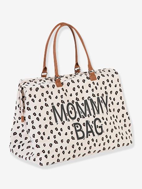 Sac à langer Mommy bag large canvas Blanc cassé léopard 4 - vertbaudet enfant 