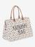 Sac à langer Mommy bag large canvas Blanc cassé léopard 4 - vertbaudet enfant 