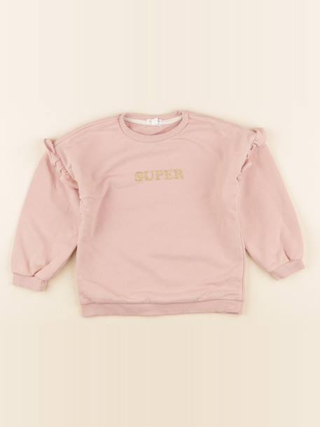 Sweat - 6 ans Rose 1 - vertbaudet enfant 