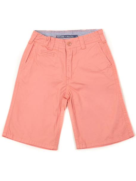 Bermuda chino bagoo garçon Red 1 - vertbaudet enfant 