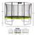 Trampoline de jardin ø 360cm + filet de sécurité - punchi 360 vert Green 3 - vertbaudet enfant 