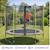 Trampoline jardin ø 250?cm + filet + échelle - jumpi 250 - taupe/vert Beige 2 - vertbaudet enfant 