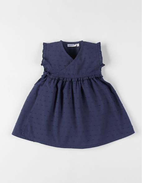Robe portefeuille mousseline de coton Blue 6 - vertbaudet enfant 