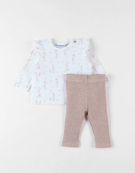 Lot t-shirt + legging jersey White 4 - vertbaudet enfant 