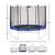 Trampoline rond bleu ø 300cm avec filet, échelle, bâche et kit ancrage Blue 3 - vertbaudet enfant 