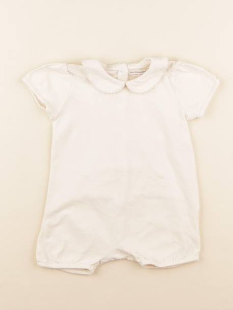 Combinaison - 12 mois Blanc 1 - vertbaudet enfant 