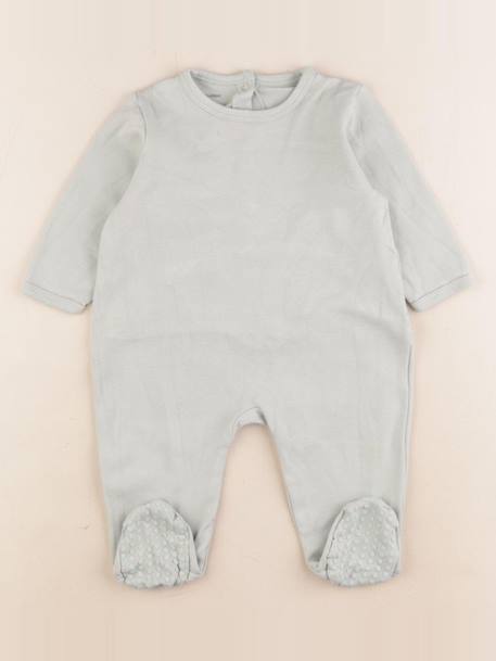 Pyjama coton - 12 mois Vert 1 - vertbaudet enfant 